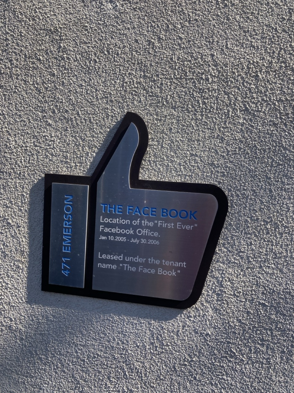 The first-ever Facebook office